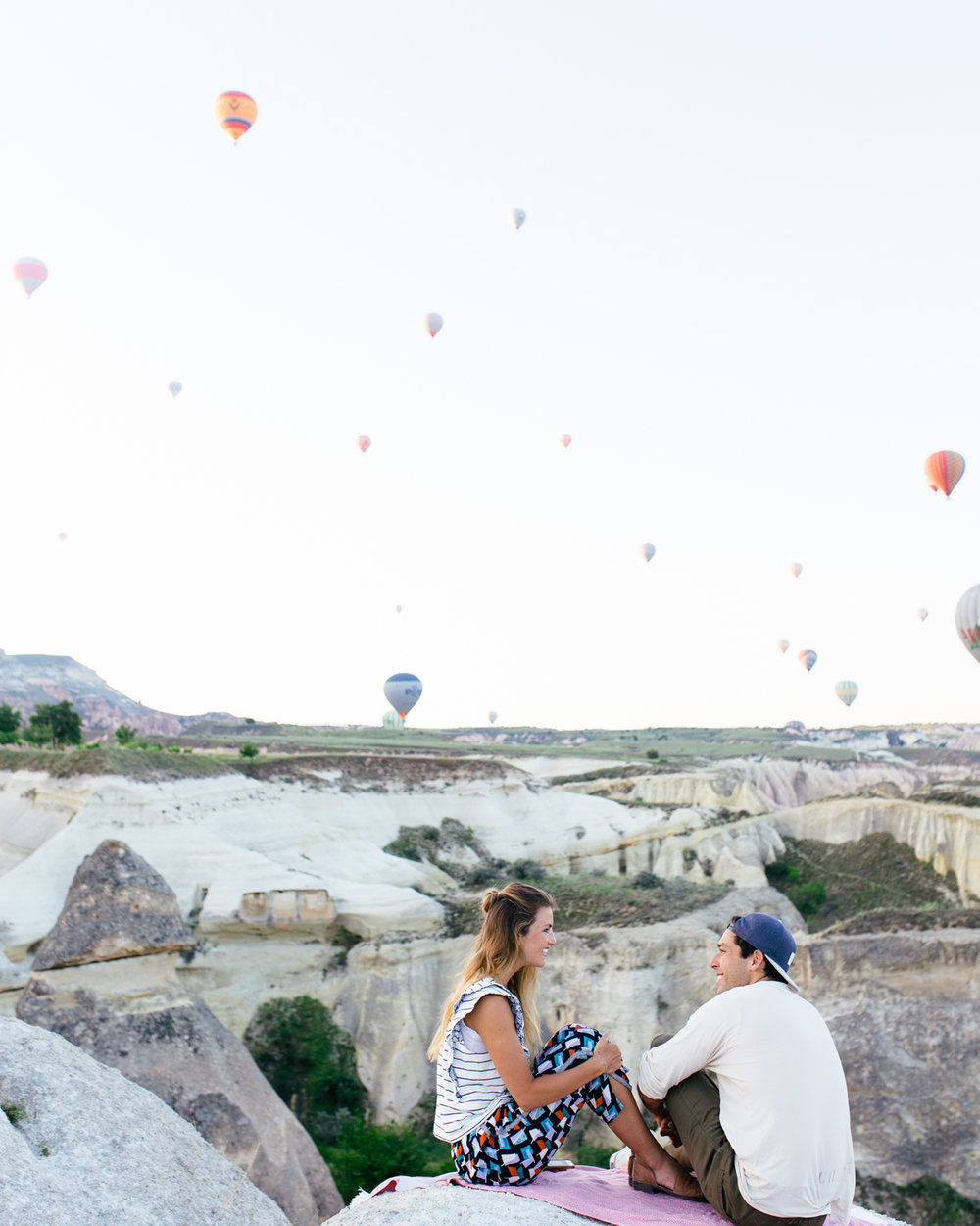 azure cave suites cappadocia hot air balloons
