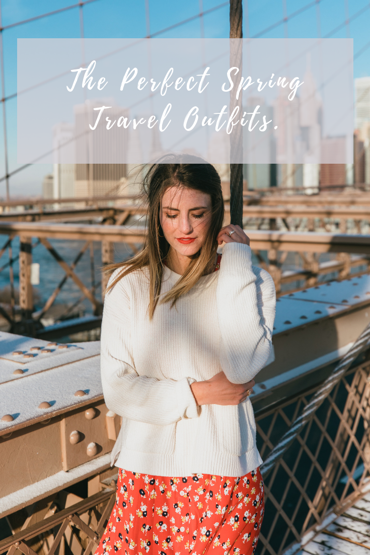 the perfect spring travel outfits