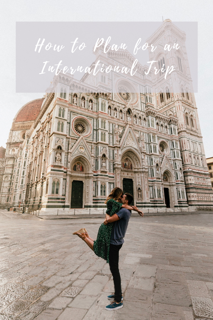 how to plan for an international trip