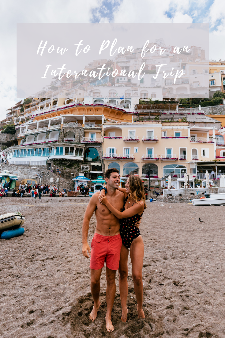 how to plan for an international trip