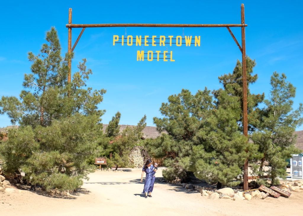 Pioneertown motel sign