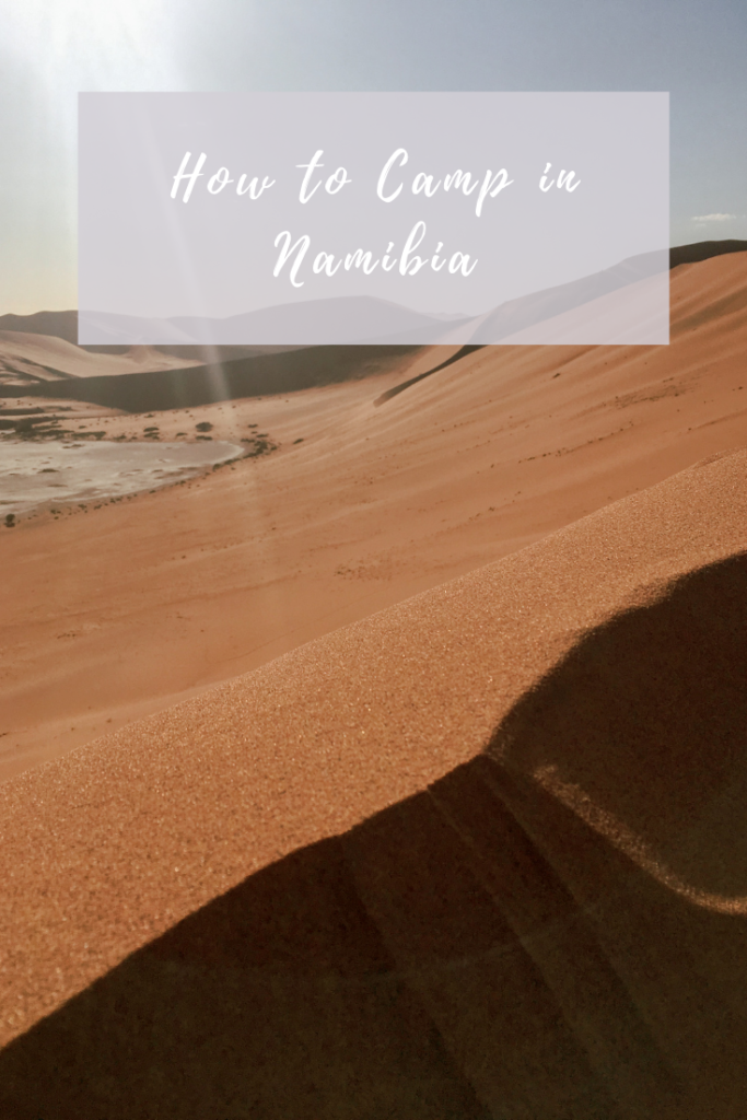 how to camp in namibia pin