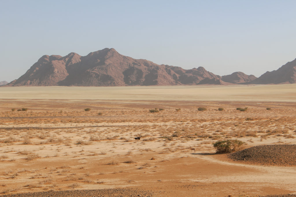 mountain range namibia desert